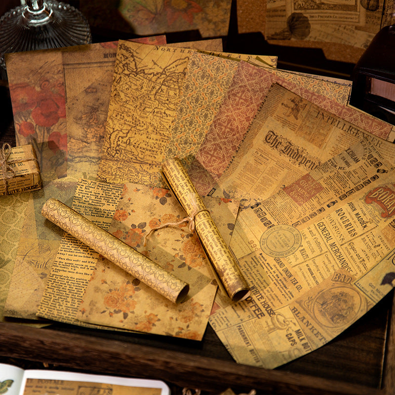 Old Dream Hours Paper -12Pcs each pack