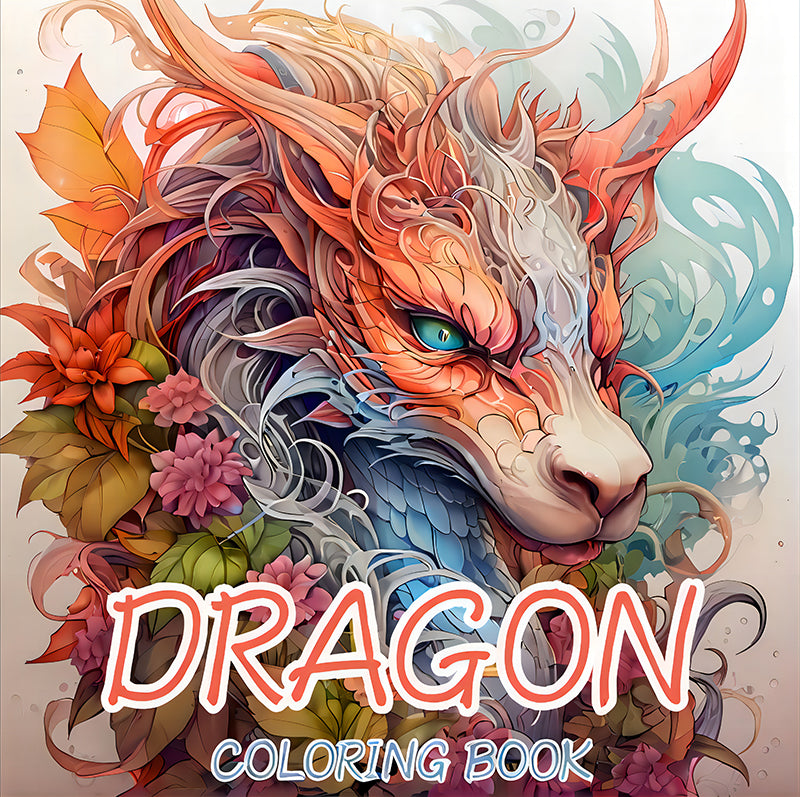 0522 Dragon coloring book