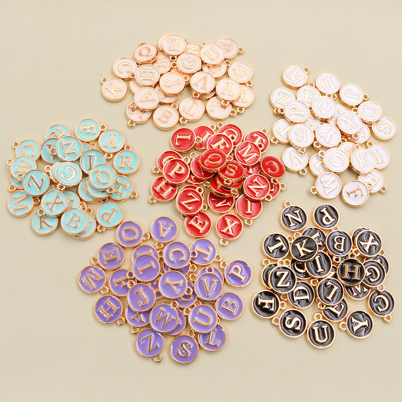 0710 Letter charms 1set 26pcs