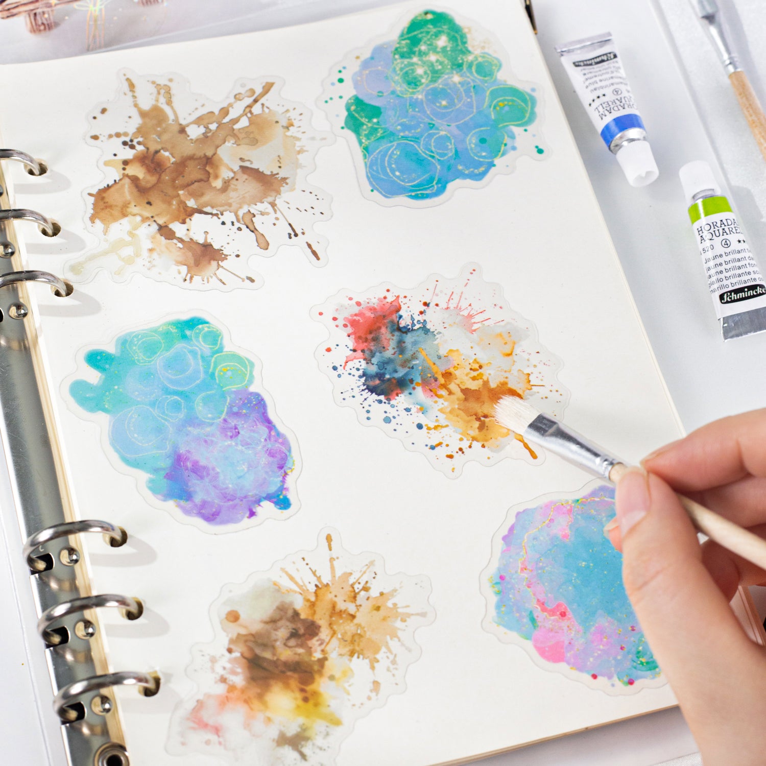 0513 Color PET Sticker -15Pcs each pack