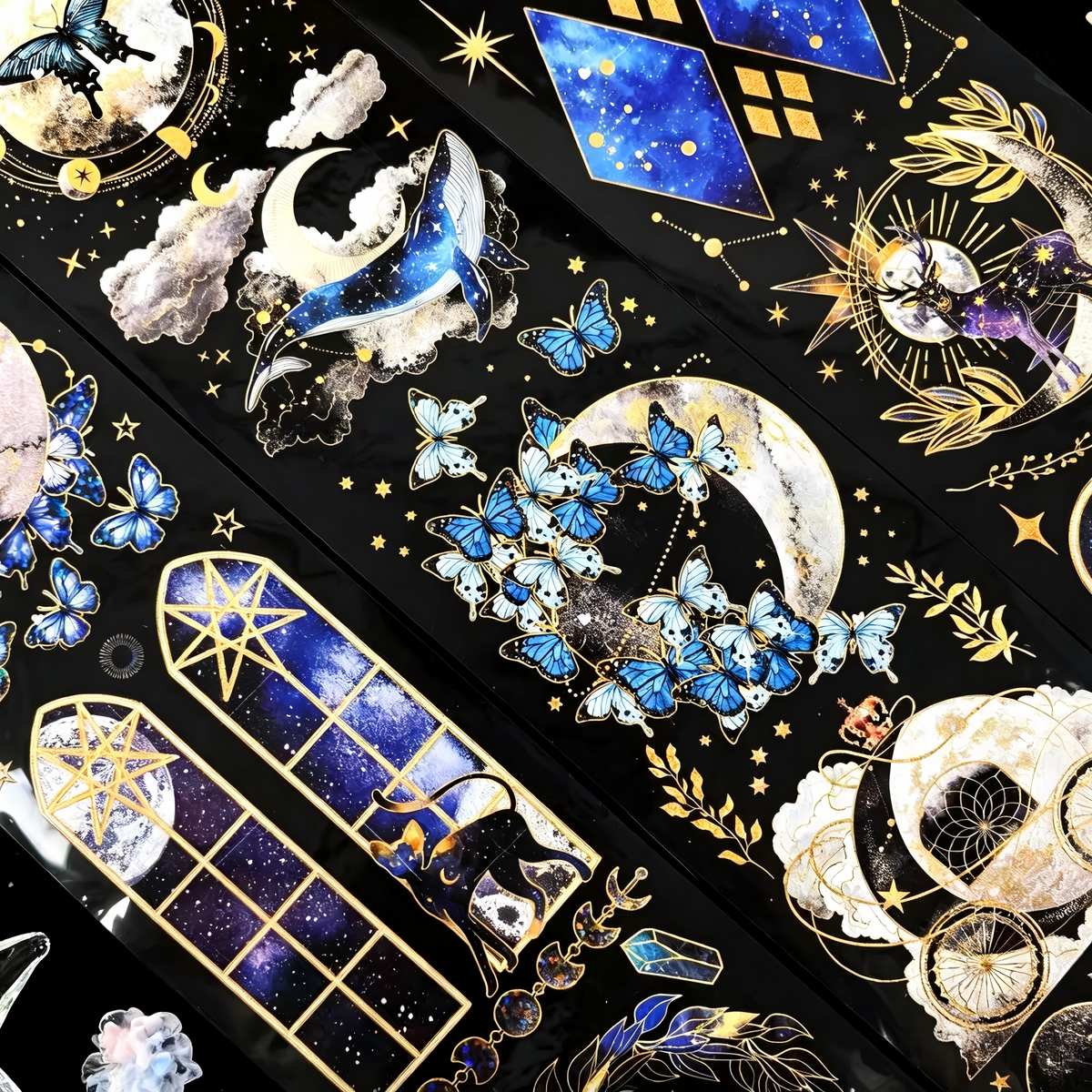 Midnight Sighs Shell Gloss PET Tape (8 x 160 cm) 1 loop