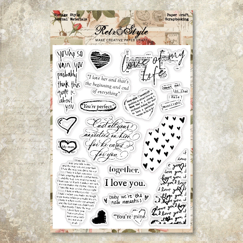 Valentine's Day Clear Stamp 15cm*20cm
