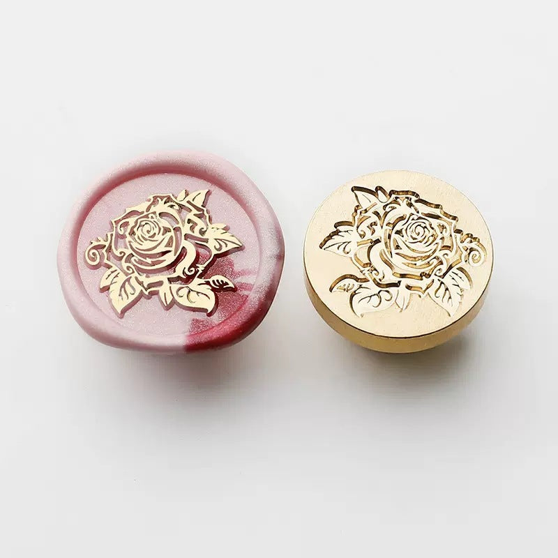 Rose Brass Wax Seal Width 2.5 cm
