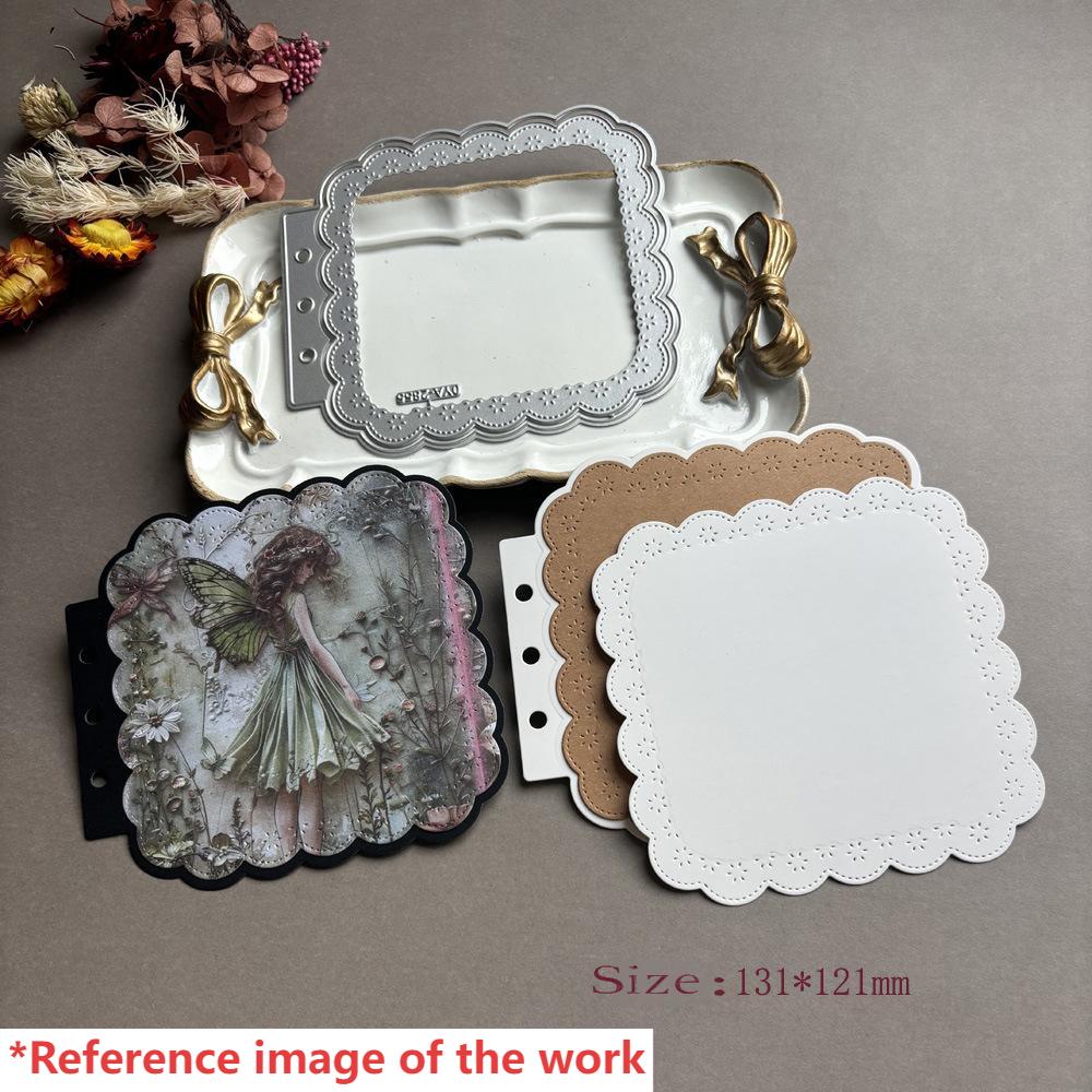 0911 Square Lace Border Loose-leaf metal cutting dies cut OYA28551