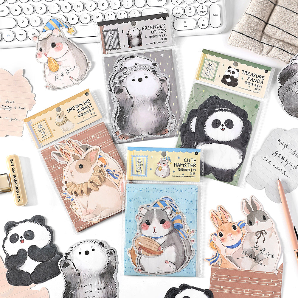 0327 Cute animal Message Card Envelope Series