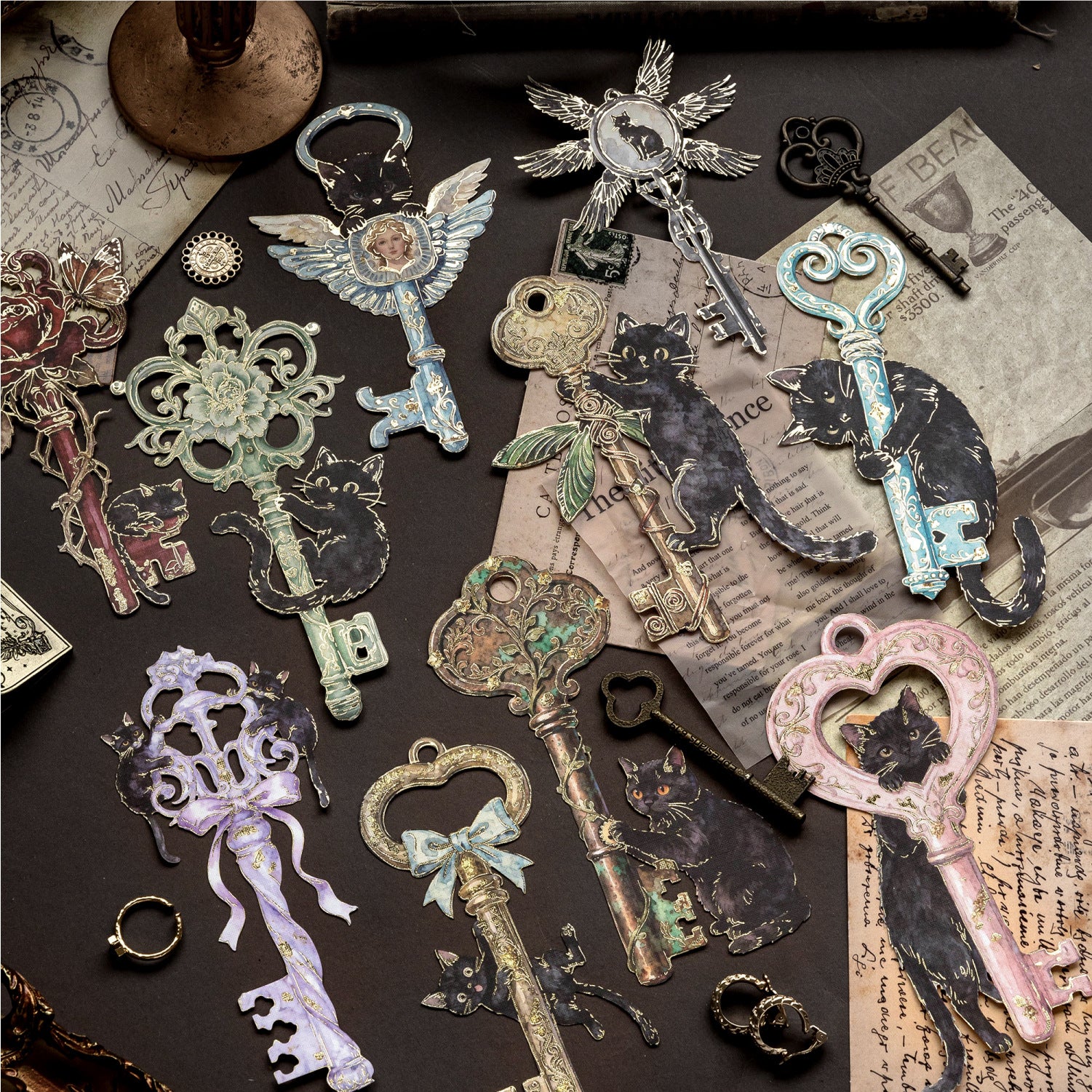 Magic Secret Realm Cardstock Stickers -10Pcs each pack