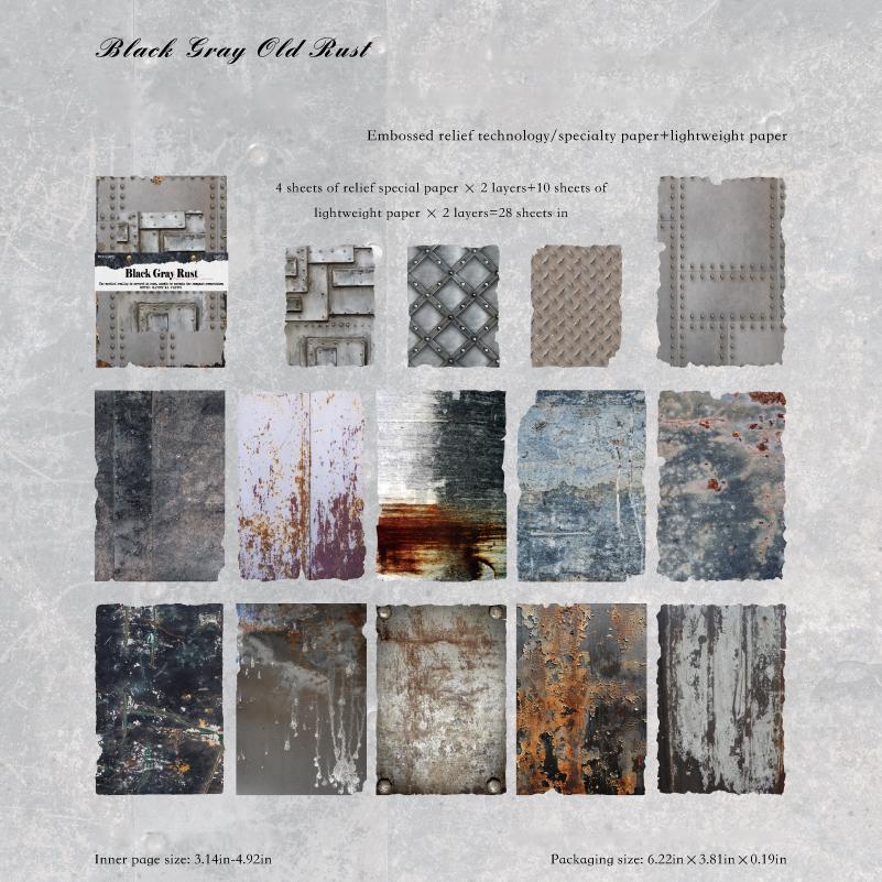 Rust paper -28Pcs each pack