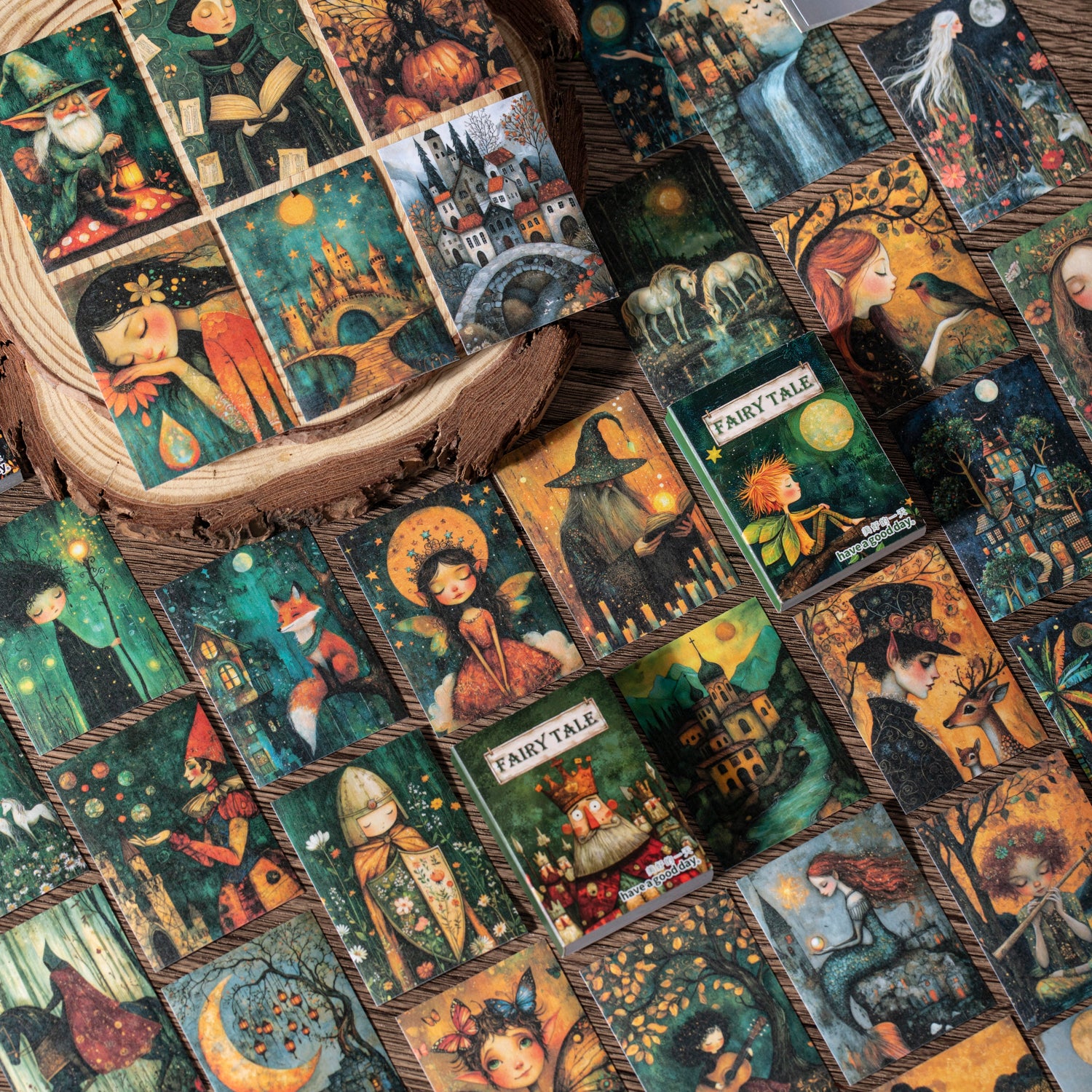 0723 Fairy tale book paper -50Pcs each pack