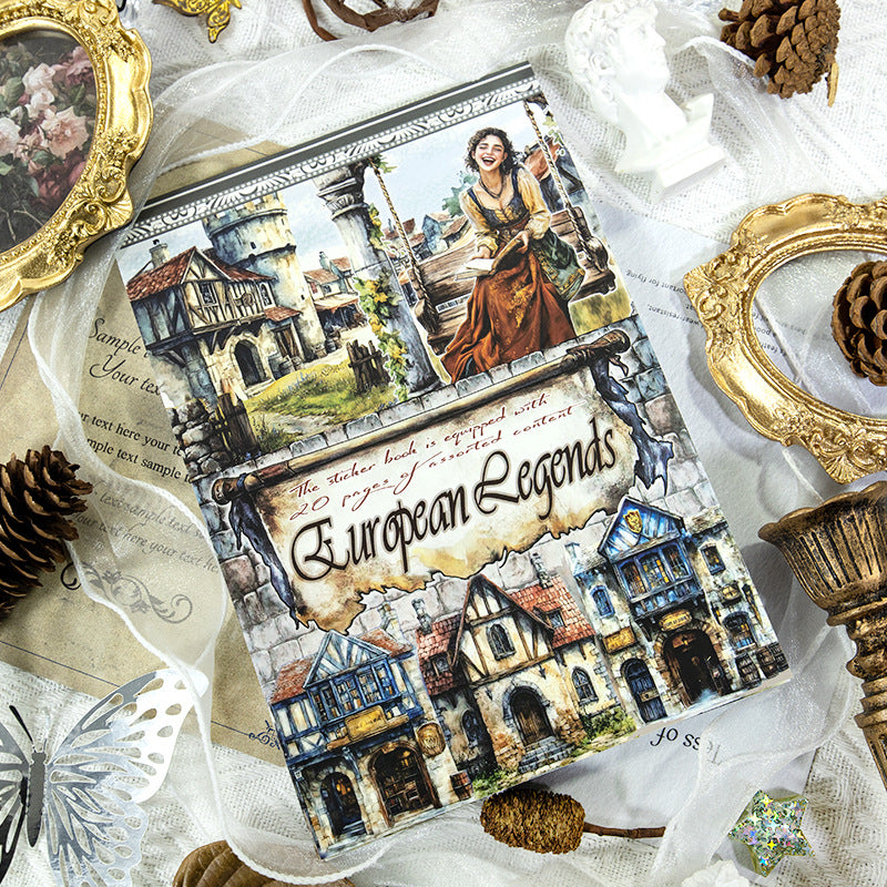 S-558- European legends Sticker Book -20Pcs each pack