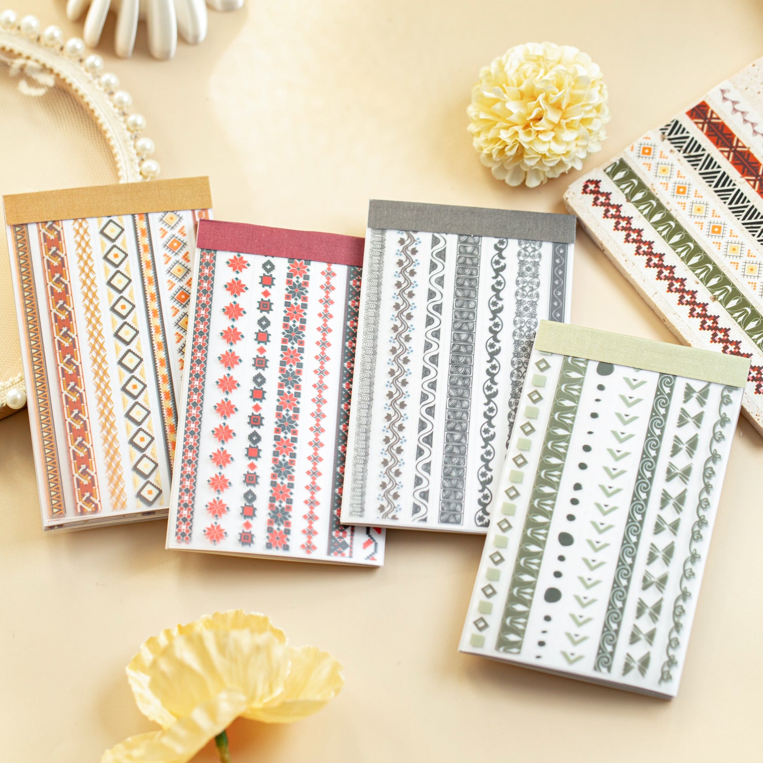 Gap PET & Washi sticker Book -32Pcs each pack