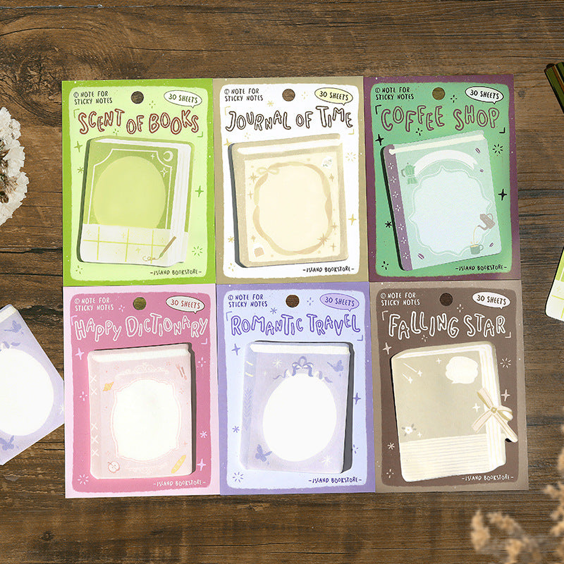 0318 Island bookstore Series Paper -30Pcs each pack