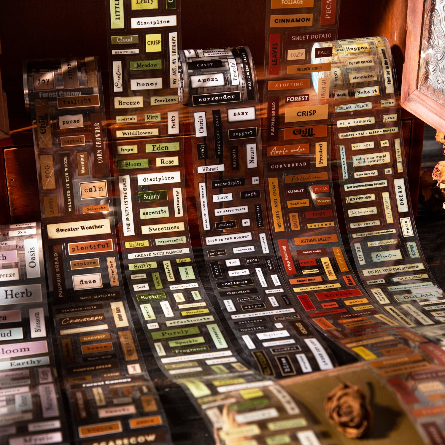 0405 The words are similar Series PET tape -5CM*2M