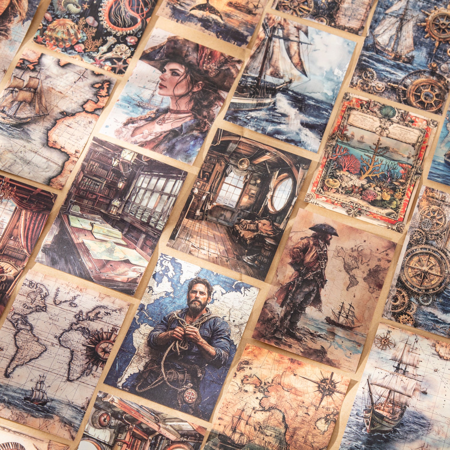 0806 Voyage Log Paper -30Pcs each pack