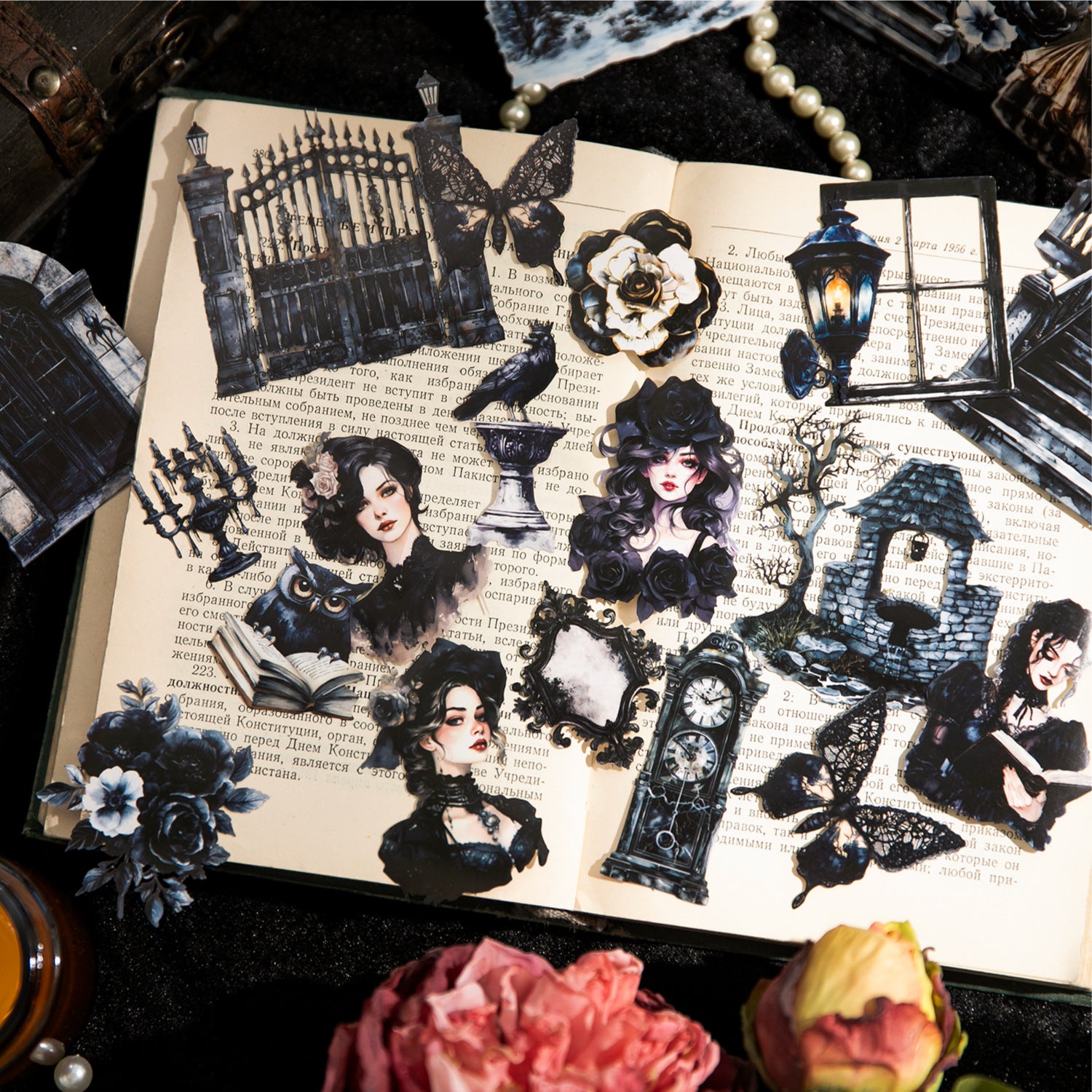 0422 The Poetry of The Estate Series Sticker -20Pcs each pack