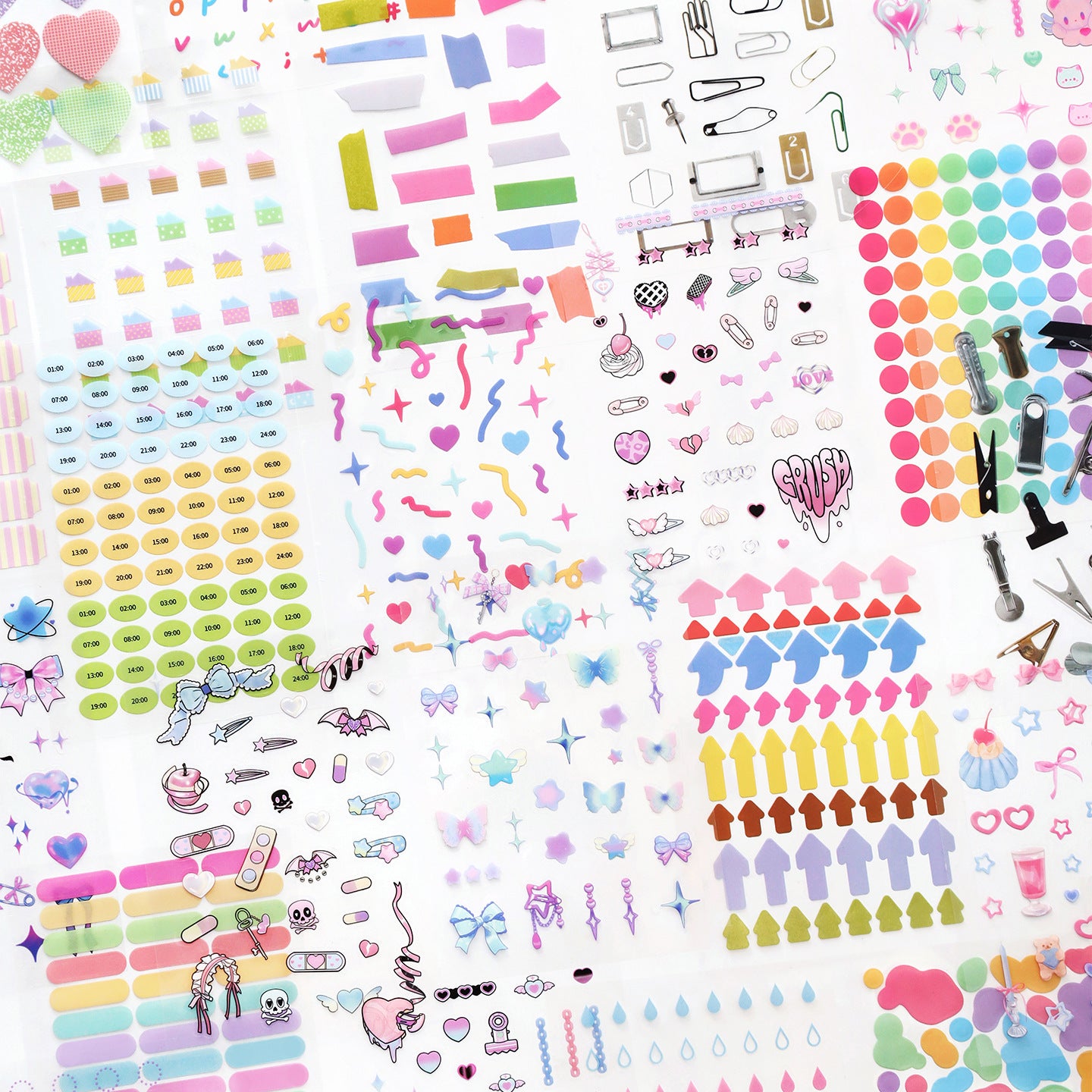 Decorative Basics PET Sticker Book -50Pcs each pack