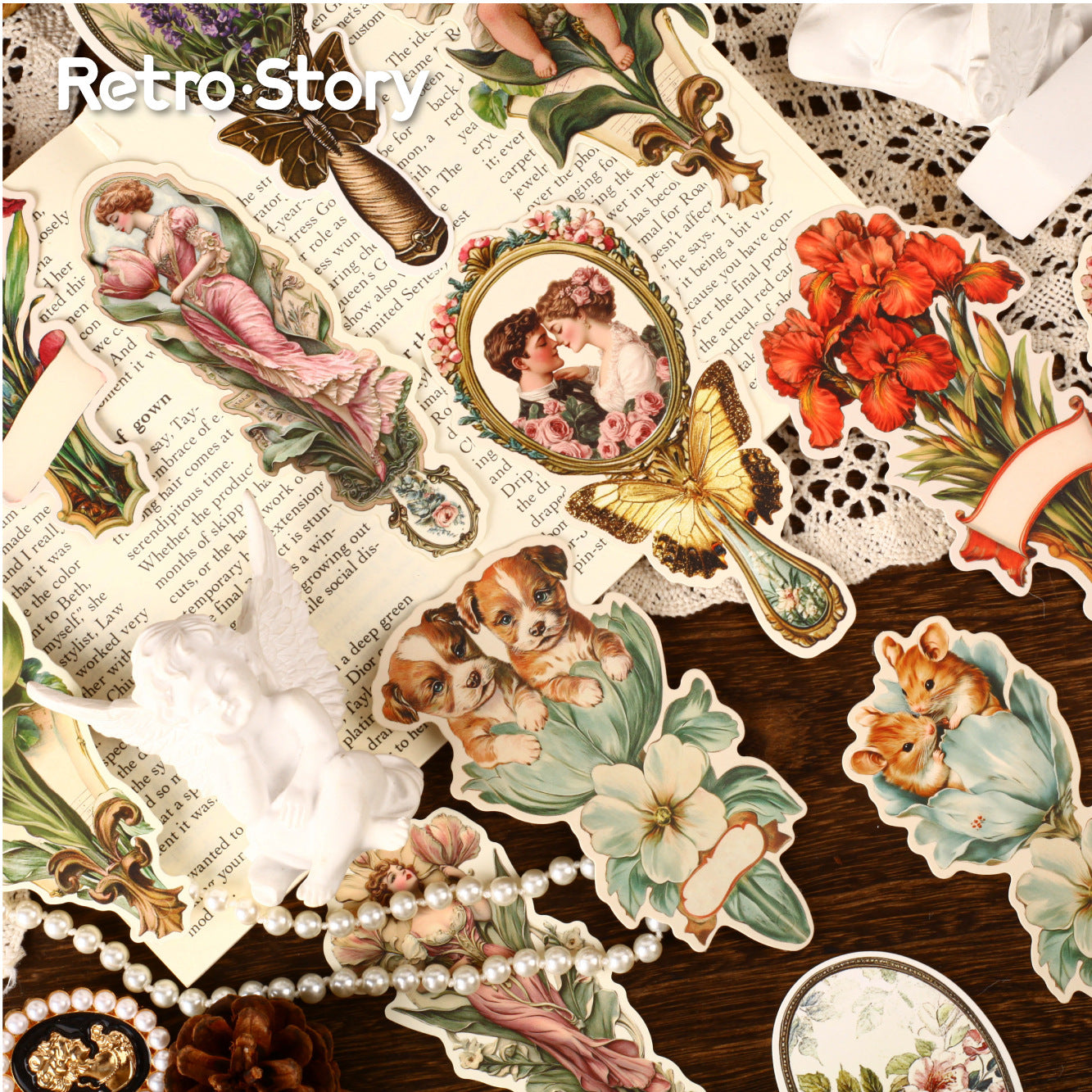 0416 Vidor Series fan bookmarks -5Pcs each pack