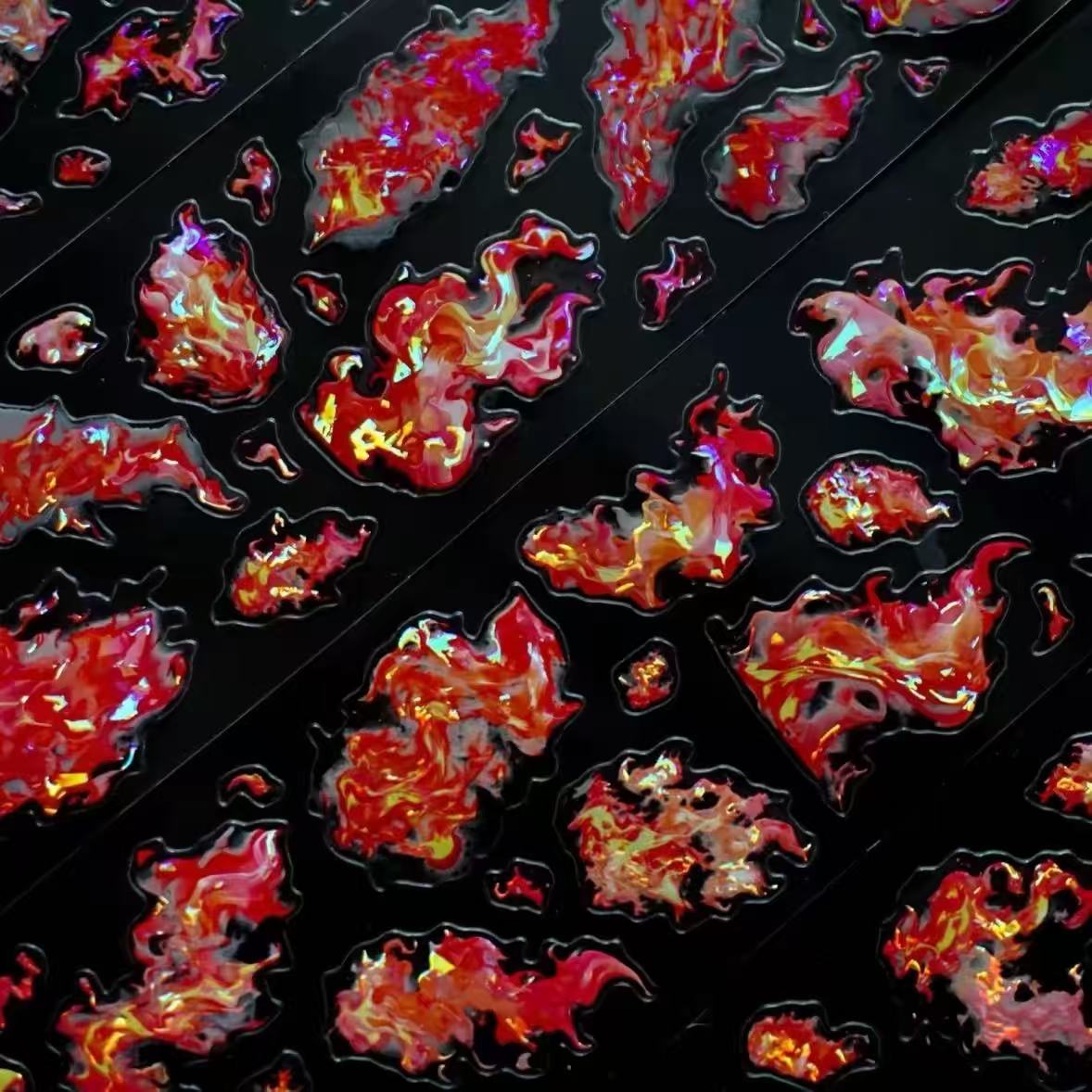 Blazing Rebirth Shell Gloss Pre-cut PET Tape (6 x 100 cm) 1 loop