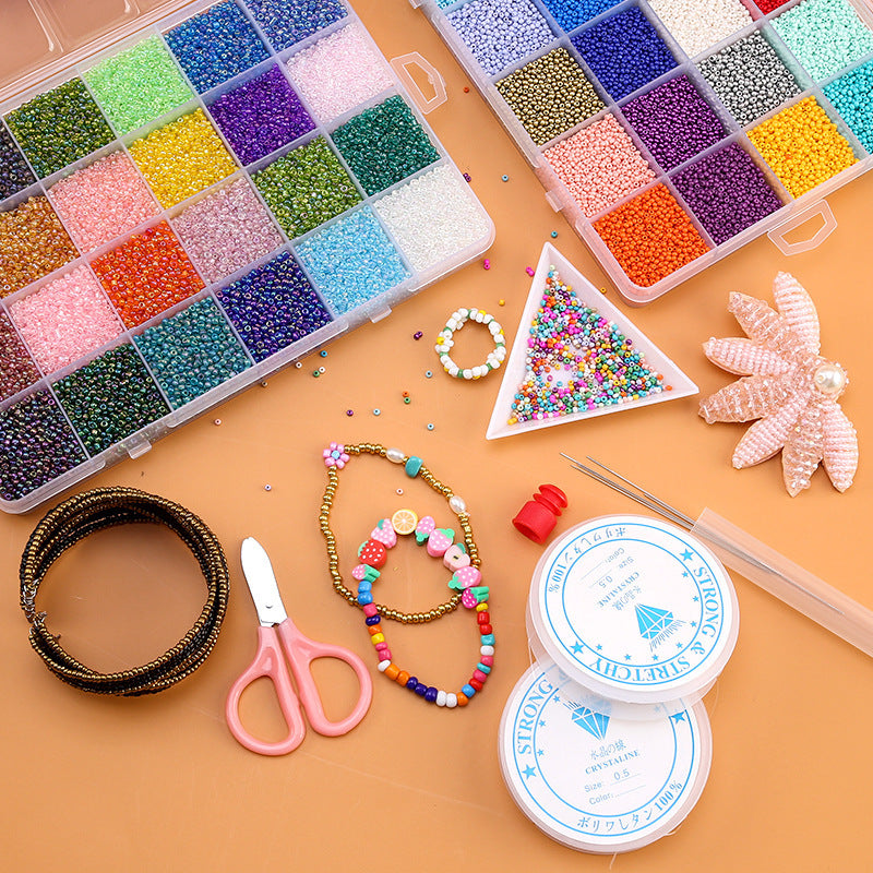 2mm Mixed-Color Seed Bead DIY Kit