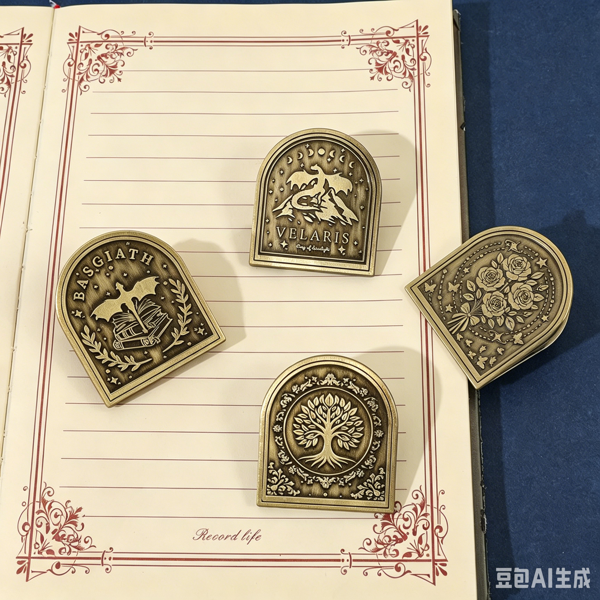 Vintage Metal Book Clip