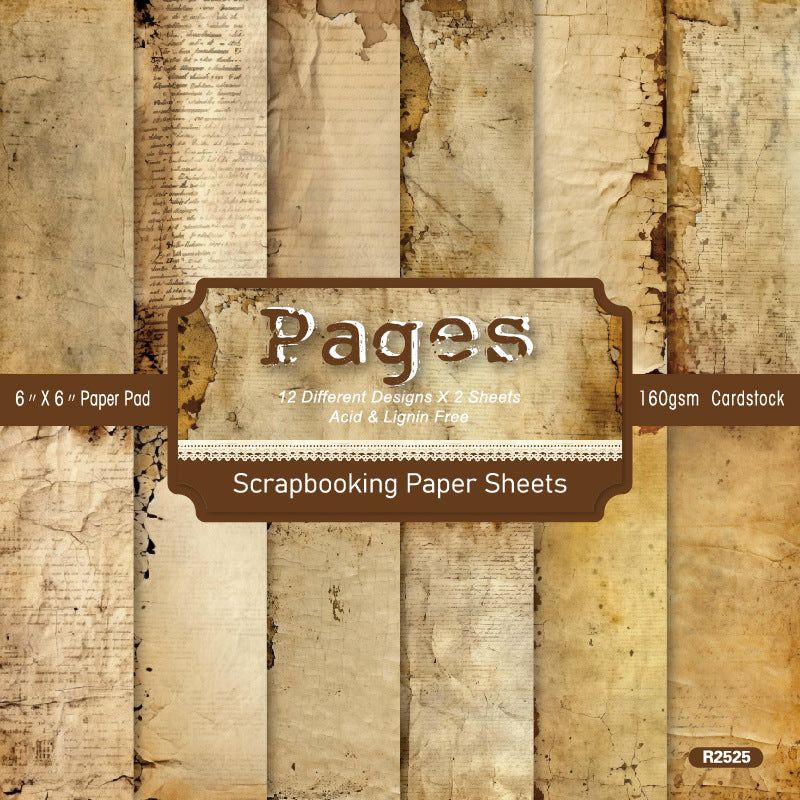 0414 Pages background paper -24Pcs each pack