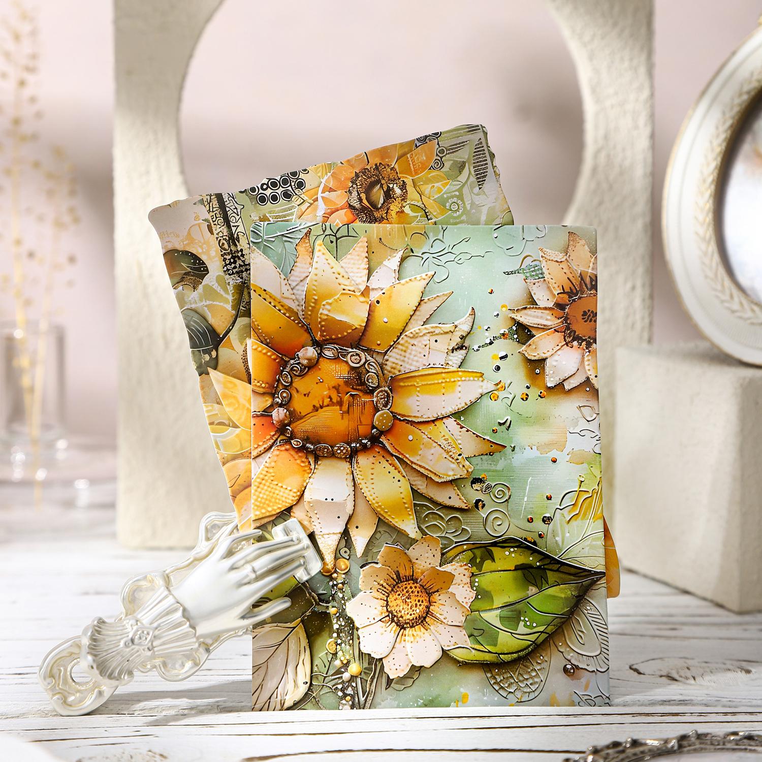 0731 Flower paper -20Pcs each pack