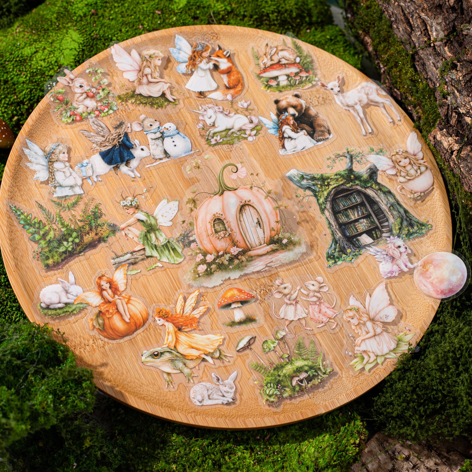 0327 Four seasons elves Series Sticker -30Pcs each pack