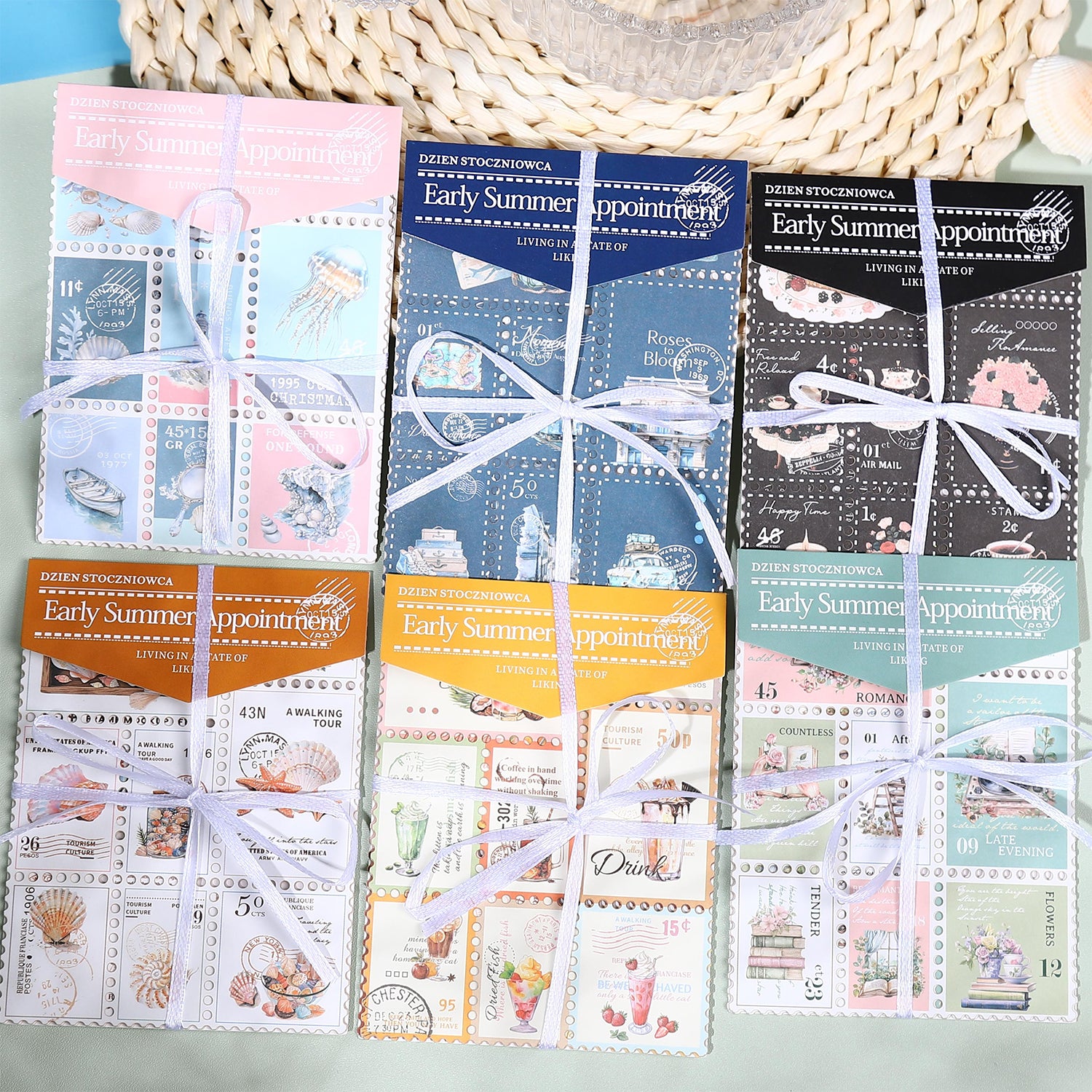 0405 Early summer appointment Series Solid Sticker -4Pcs each pack