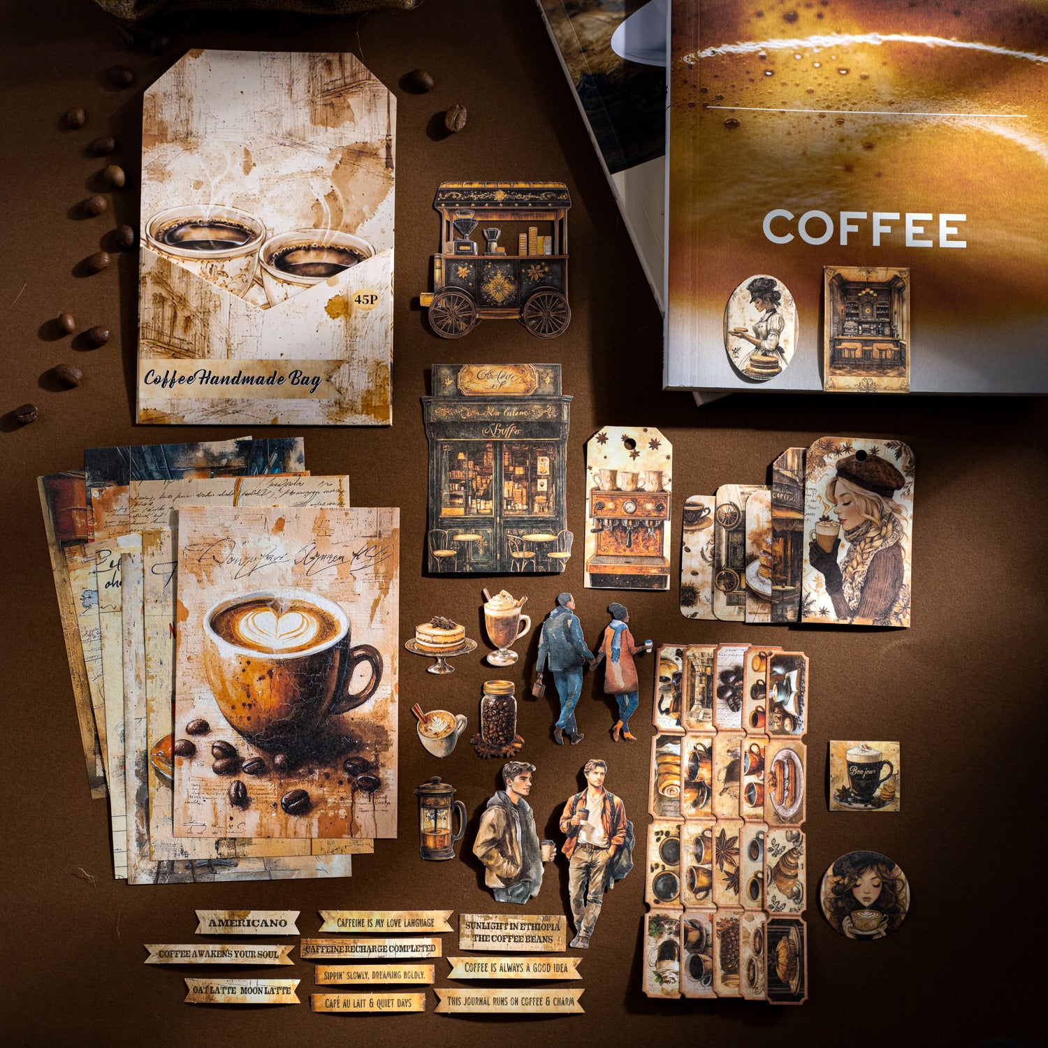 0910 Coffee Mixed pack -45Pcs each pack