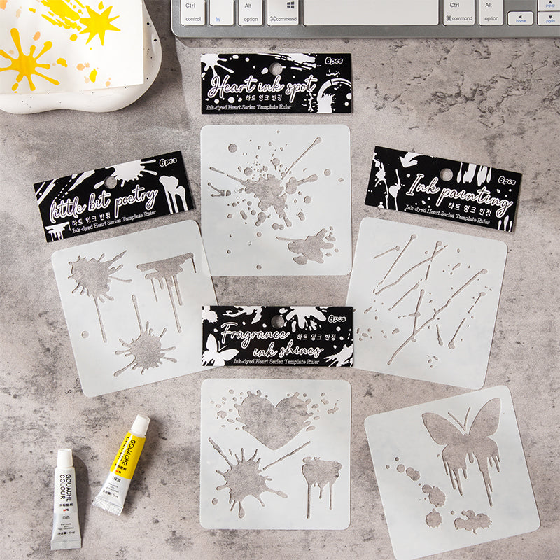 0523 Ink stencil -6Pcs each pack