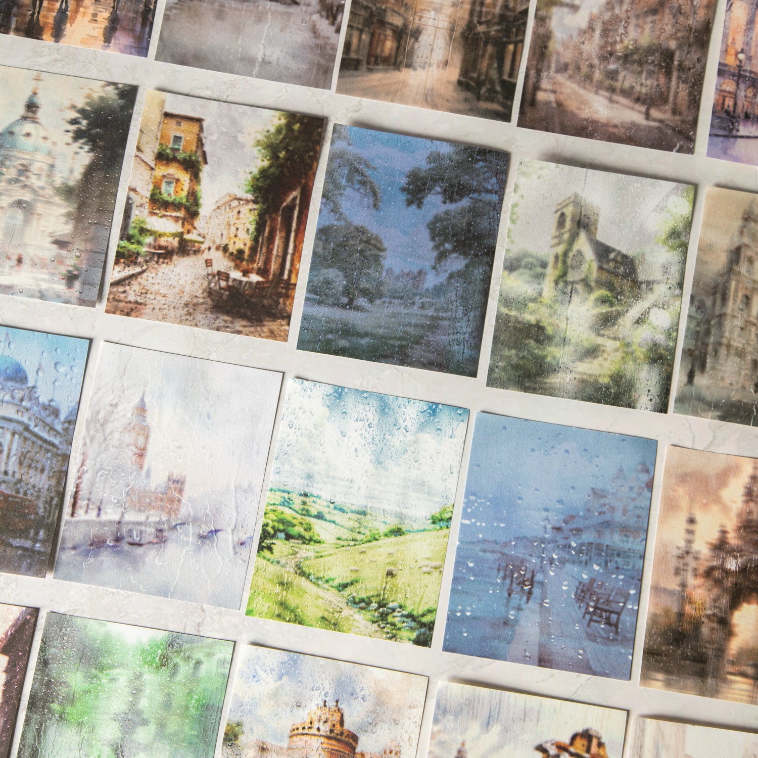 0617 The scenery of the journey paper -50Pcs each pack