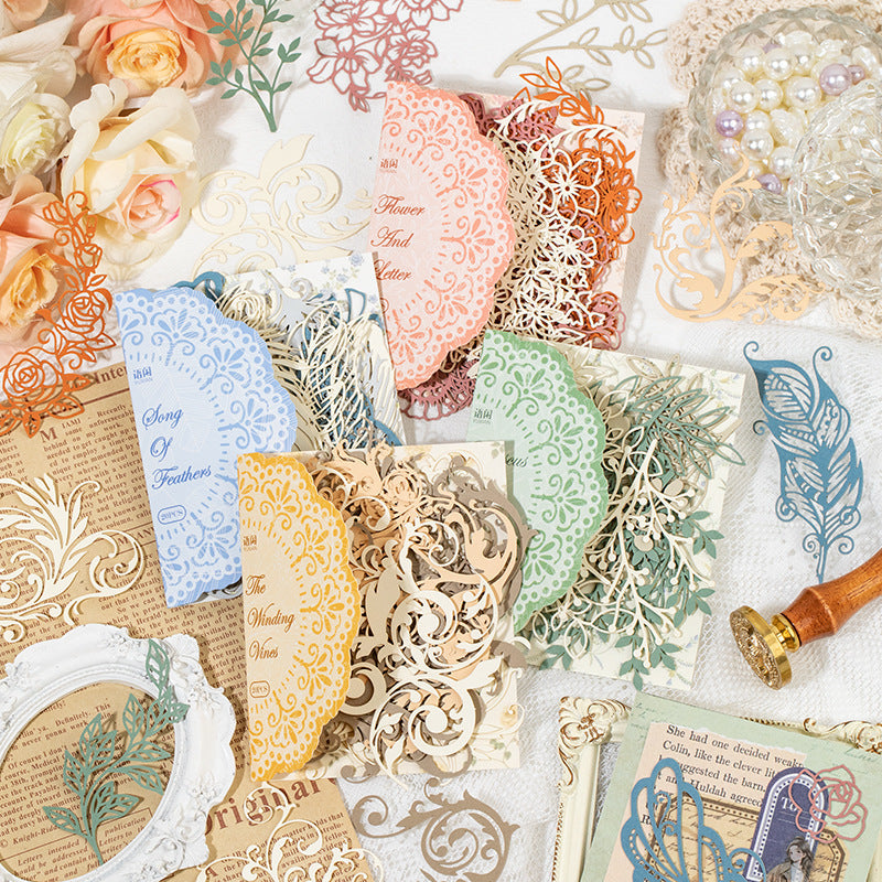 0510 Building a prosperous dream Series die cut Paper -20Pcs each pack