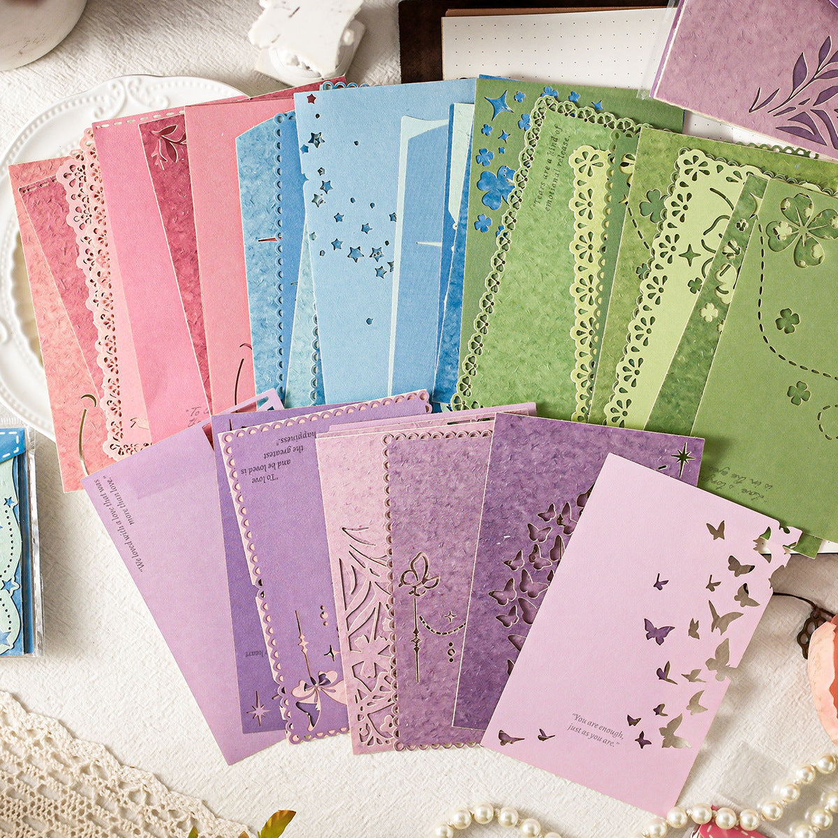 Star Flower Whispers Collection Paper -10Pcs each pack