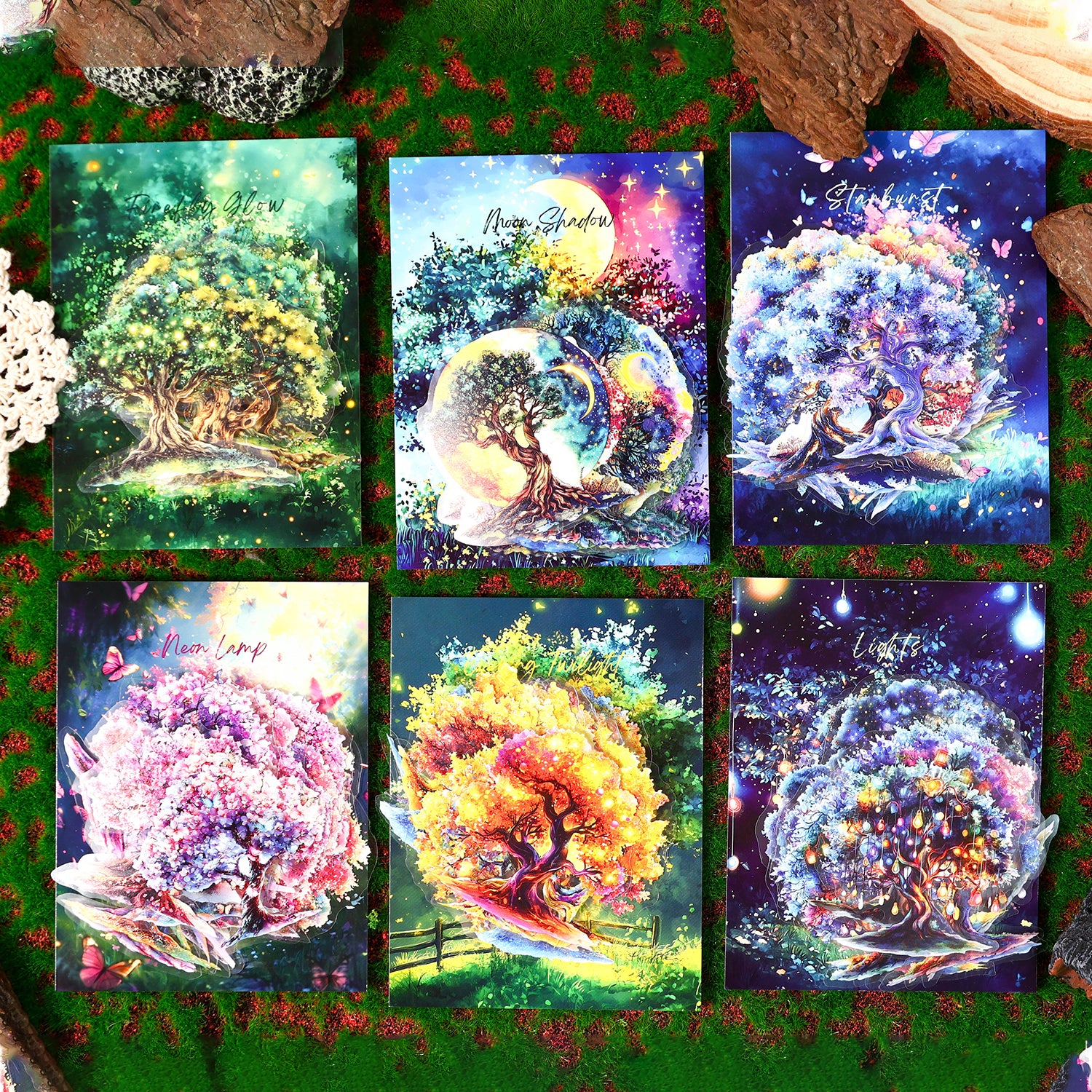 0319 Plant landscape Series Sticker -20Pcs each pack