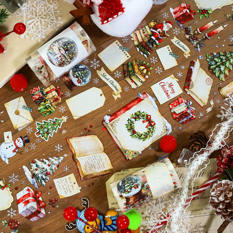 1027 T-442 Snow Bell's Pages Tape -7cm*2m