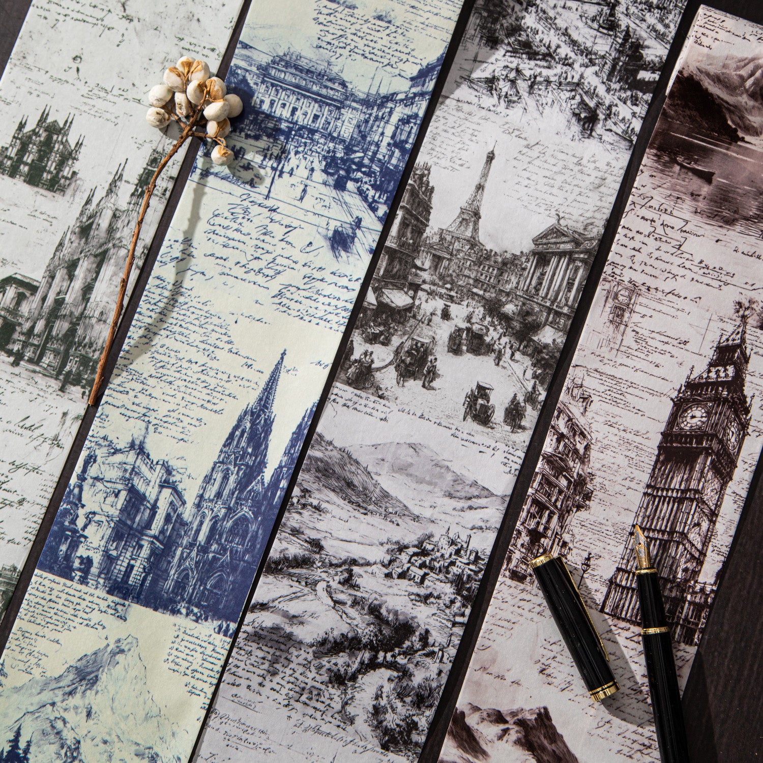 260120 European Travel Guide Washi Tape -8cm*2m