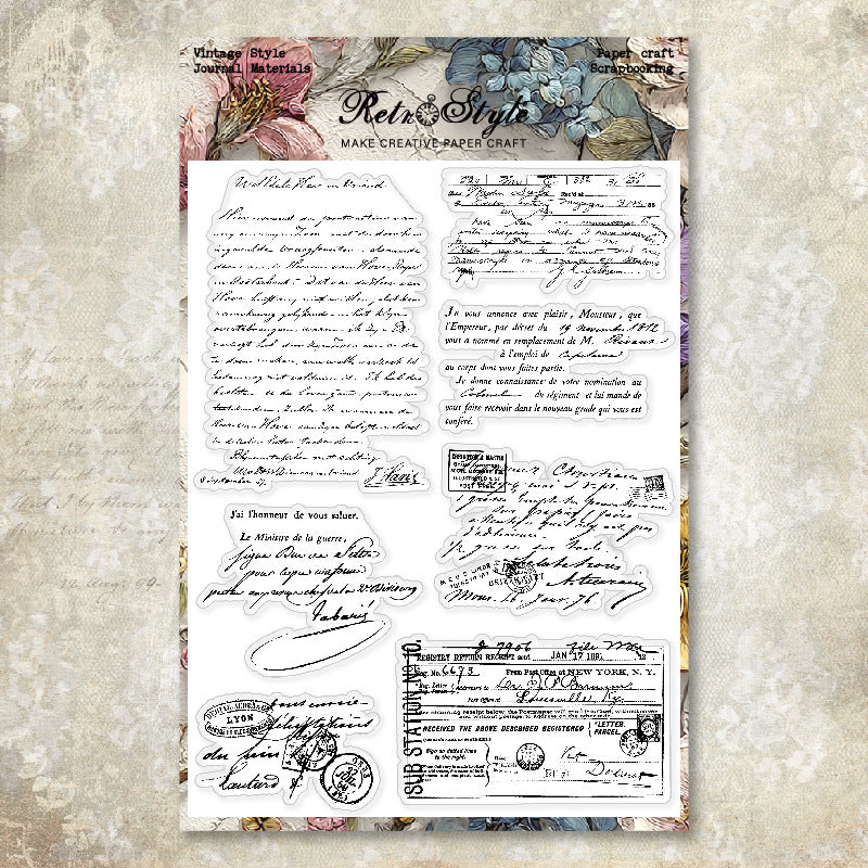 1117 Vintage Clear Stamp 15cm*20cm