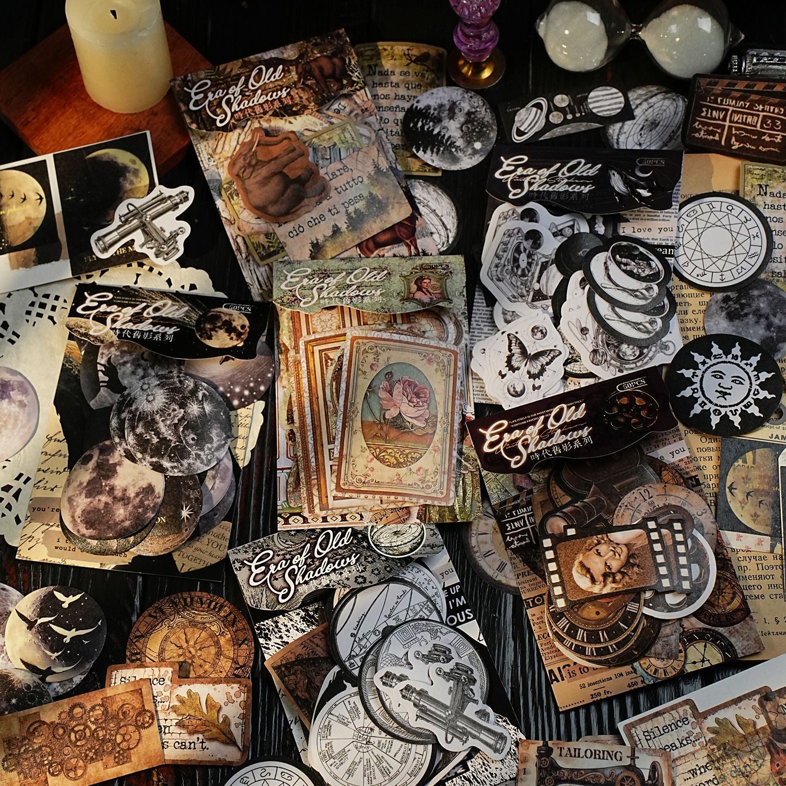 0423 Era of old shadows Series Sticker -50Pcs each pack