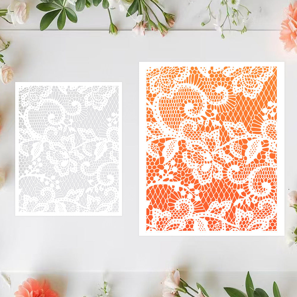 Lace stencil
