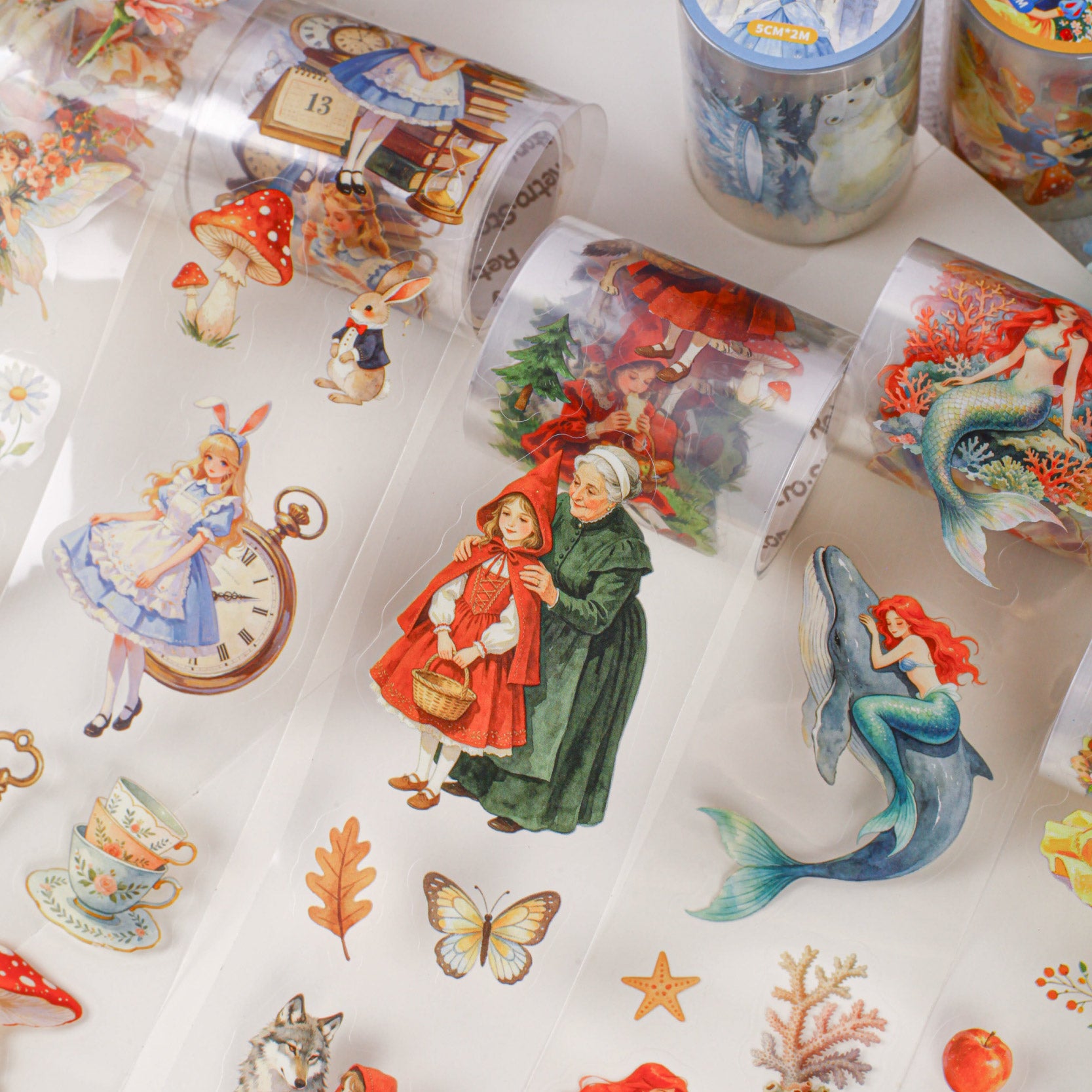 Starry Field Fairy Tale pre-cut PET Tape (5cm x 2m)