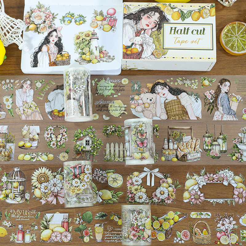 0918 Lemon Tape Set *pre-cut