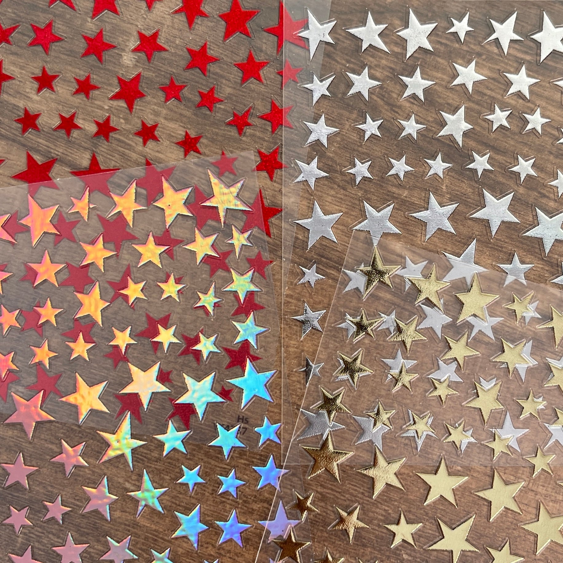 M298- Five-pointed star Mini sticker 1 Pcs