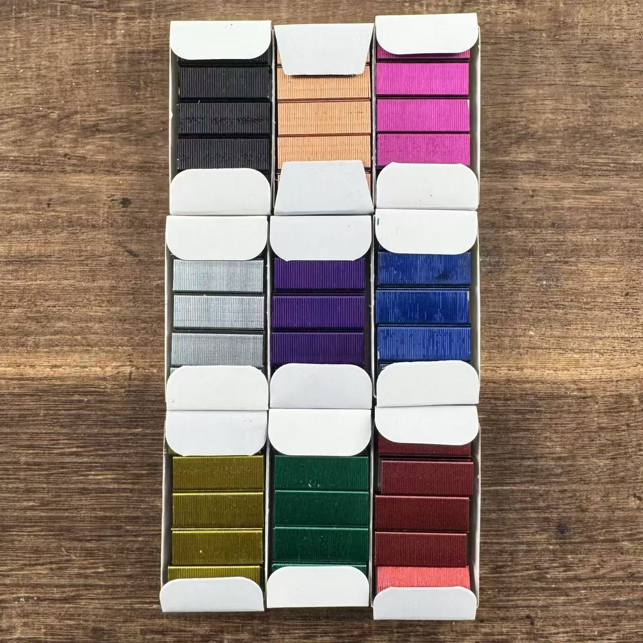 0913 Colored Staples 1 set  9 pack