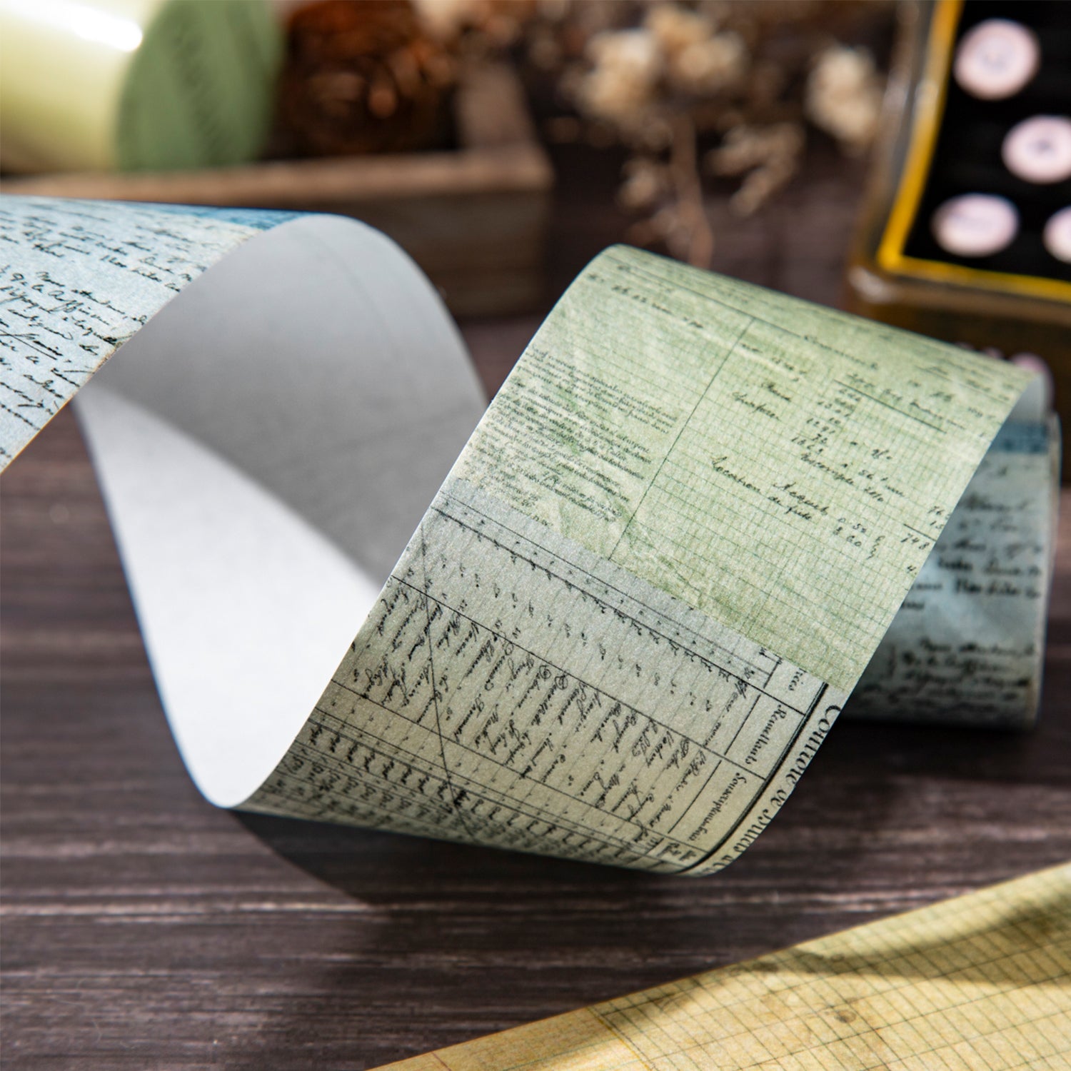 1120 Old bills Washi Tape -5cm*2m