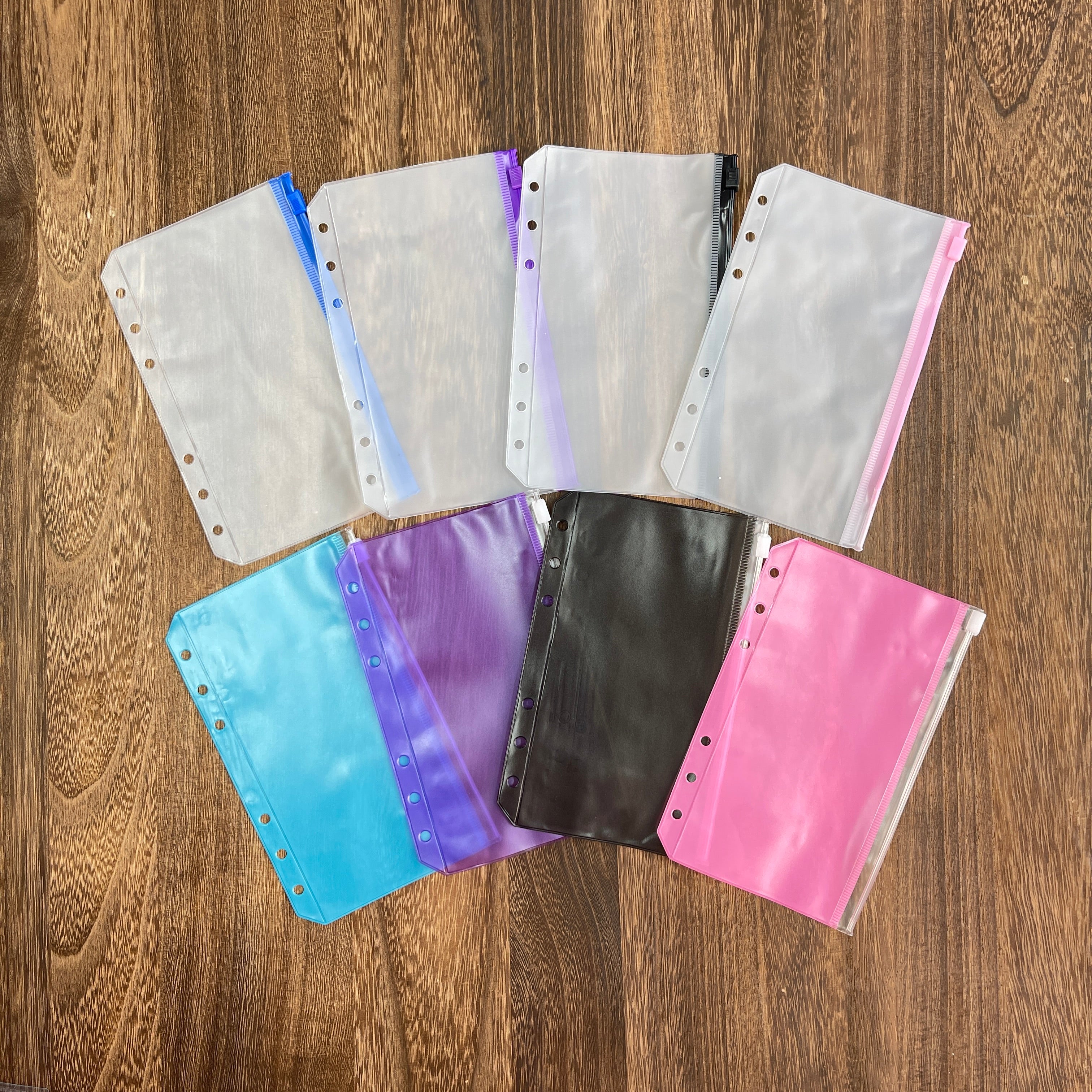 0714 A6 binder storage pocket 1 pack 5 pcs