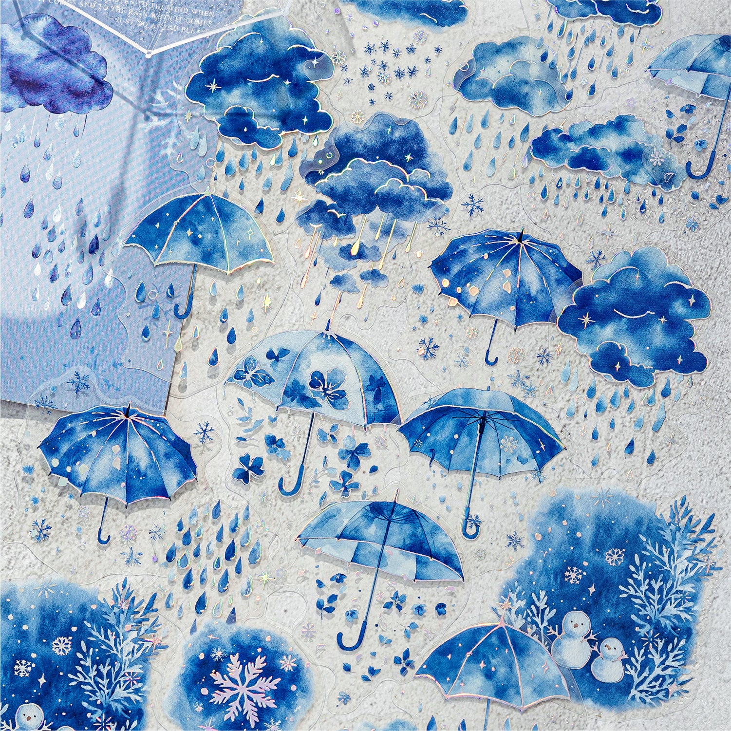 0929 Blues Dream PET Sticker -30Pcs each pack