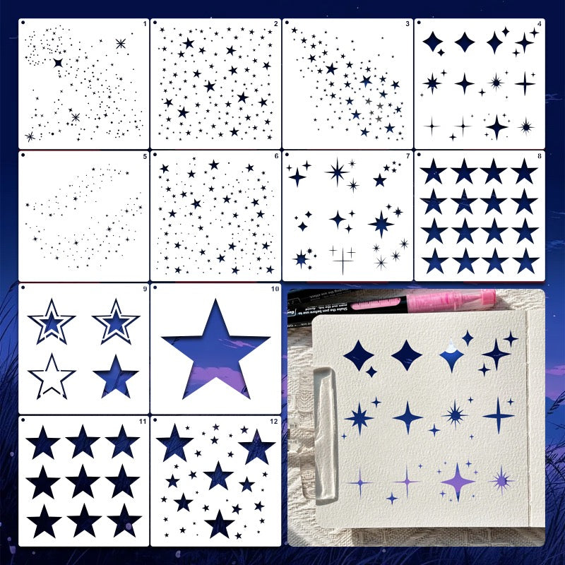 0515 Star Stencil