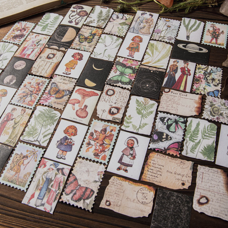 Magic Library Washi Stickers -50Pcs each pack