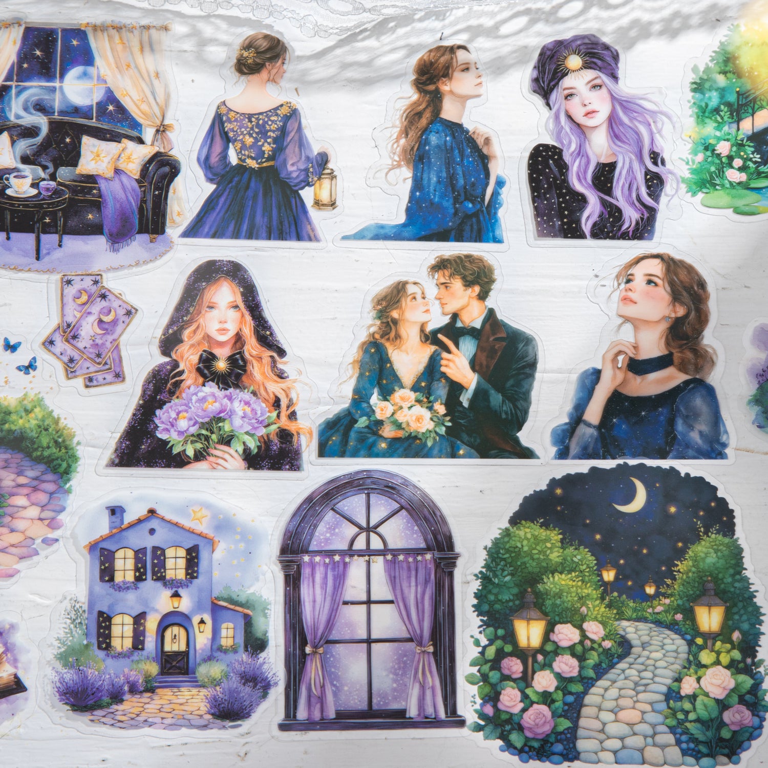 0409 Starry sky garden Series PET Sticker -20Pcs each pack