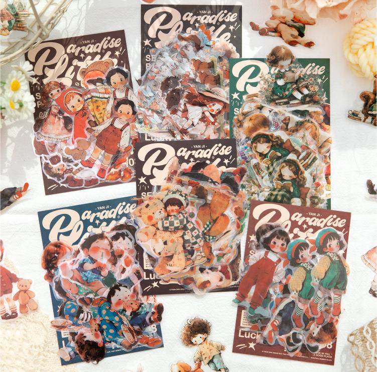 0320 Little Paradise Series Sticker -30Pcs each pack