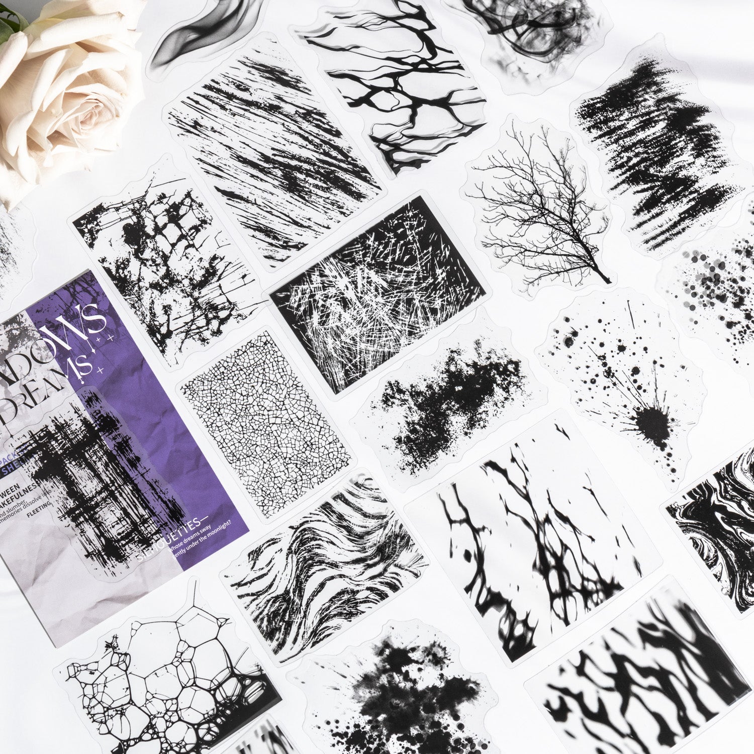 0517 Shadows of dreams PET Sticker -20Pcs each pack